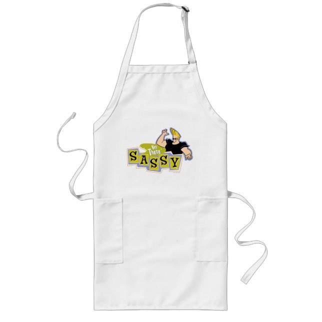 Johnny Bravo - Hey There Sassy Long Apron (Front)