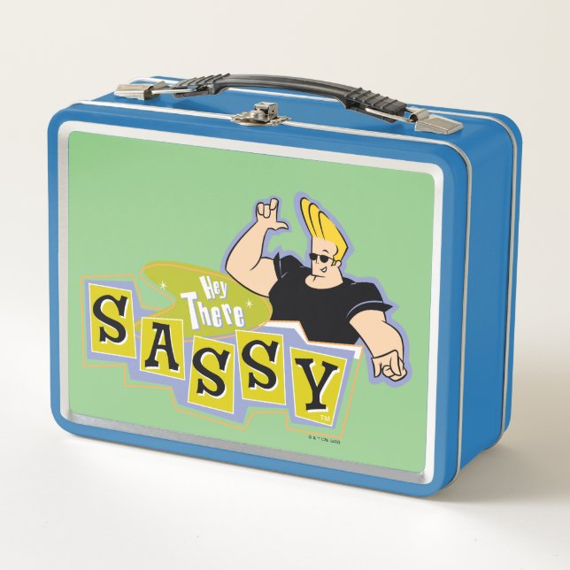 Johnny Bravo - Hey There Sassy Metal Lunch Box (Front)