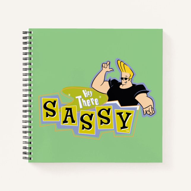 Johnny Bravo - Hey There Sassy Notebook (Front)