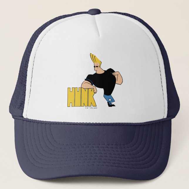 Johnny Bravo - Hunk Trucker Hat (Front)