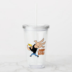 Johnny Bravo Iconic Pose Acrylic Tumbler