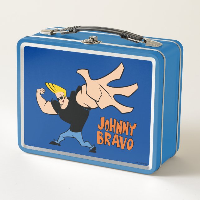 Johnny Bravo Iconic Pose Metal Lunch Box (Front)