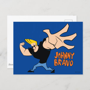 Johnny Bravo Iconic Pose Postcard