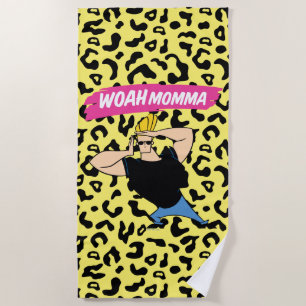 Johnny Bravo - Woah Momma Beach Towel