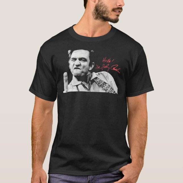 Johnny CASH Slim Fit T-Shirt Essentiel (Devant)