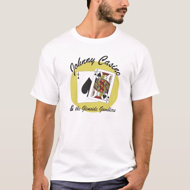 Johnny Casino Glenside Gamblers T-Shirt (Front)