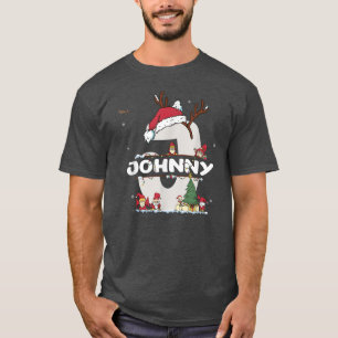 Johnny Christmas Shirt w Johnny Name for funny Xma