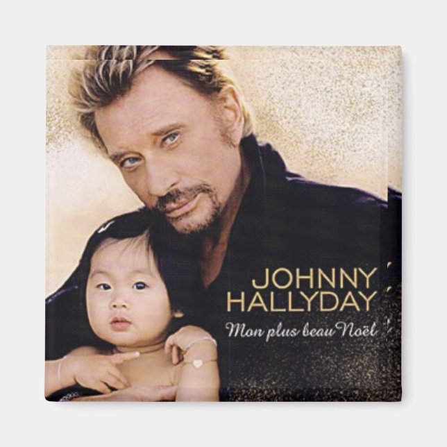 Johnny Hallyday Magnet (Front)