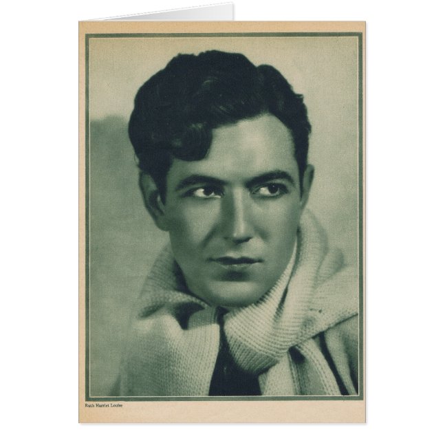 Johnny Mack Brown silent movie actor (Front)