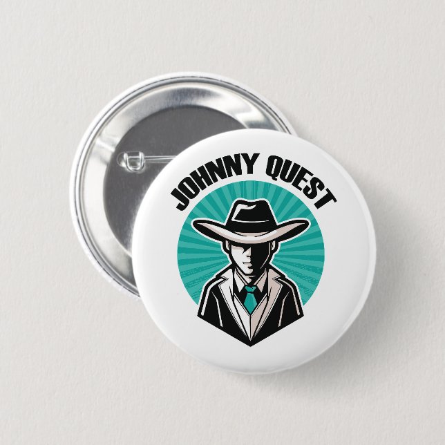 Johnny Quest 2 Inch Round Button (Front & Back)