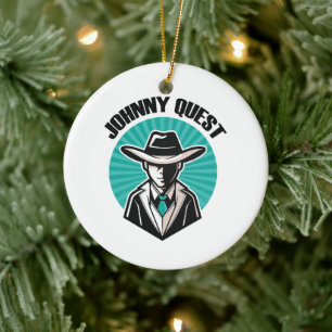 Johnny Quest Ceramic Ornament