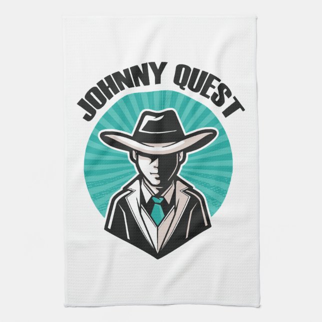 Johnny Quest Kitchen Towel (Vertical)