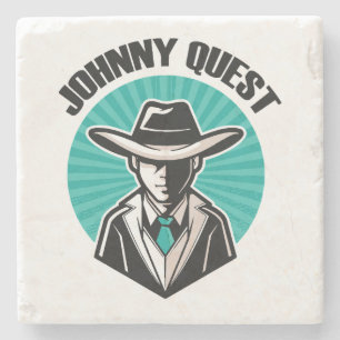 Johnny Quest Stone Coaster