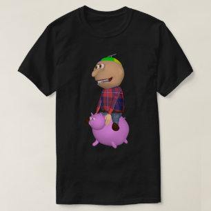 Johnny Riding a Pig T-shirt