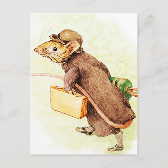 “Johnny Town-mouse” by Beatrix Potter Postcard (Front)