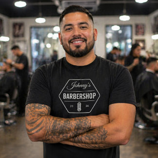 JOHNNY'S BARBERSHOP / Customizable Shirt