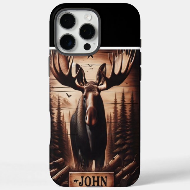 John's Forest Moose Case-Mate iPhone Case (Back)
