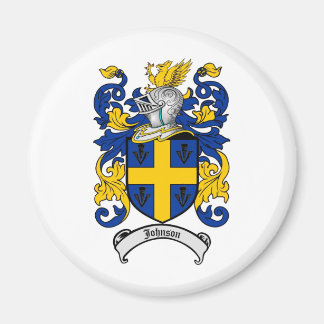 Johnson Family Crest - Coat of Arms Magnet