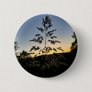 Johnson Grass Badge 2 Inch Round Button