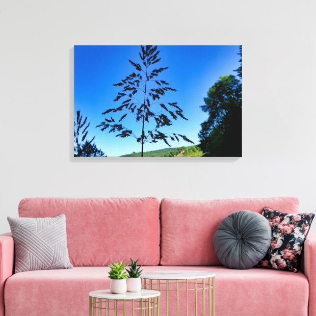 Johnson Grass Canvas Print (Insitu(LivingRoom))
