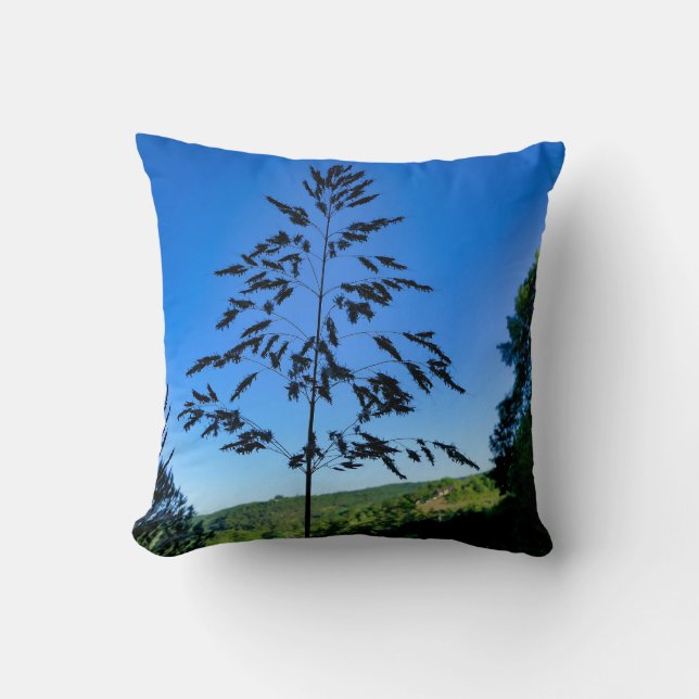 Johnson Grass Throw Cushion (Front)