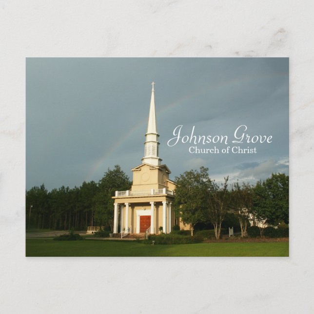 Johnson Grove COC Rainbow with Print Postcard (Front)