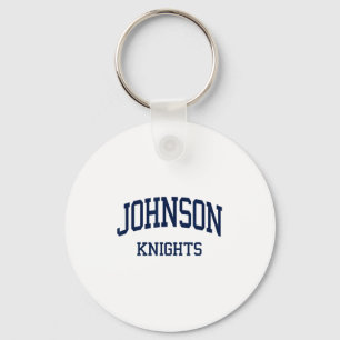 Johnson High School Hs Gainesville Ga Retro Sports Keychain