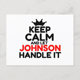 JOHNSON POSTCARD