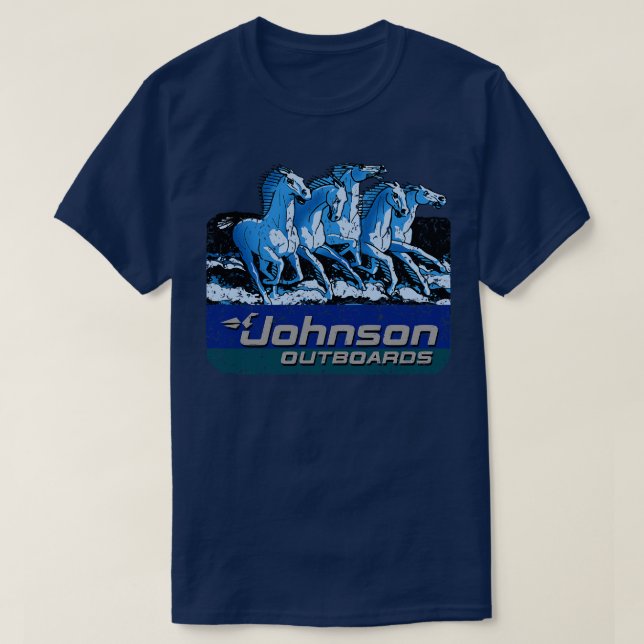 Johnson Sea Horses T-Shirt (Design Front)