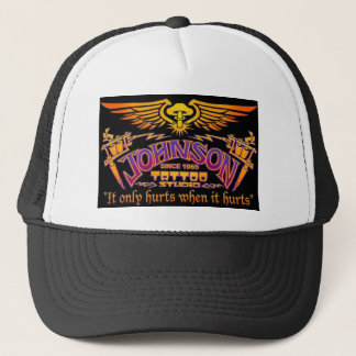 johnson tattoo trucker hat