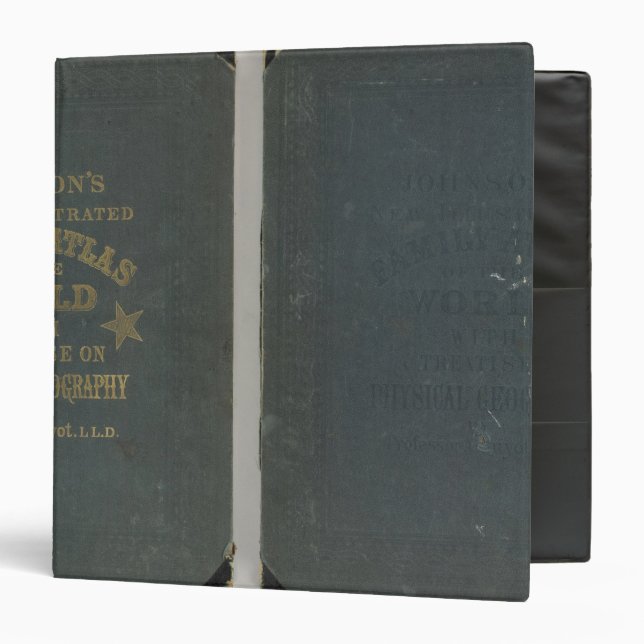 Johnson's New Illustrated Family Atlas Binder (Front/Inside)