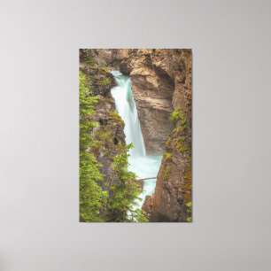Johnston Canyon Falls  Canvas Print