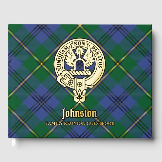 Johnston Family Reunion Guest Book (Front)