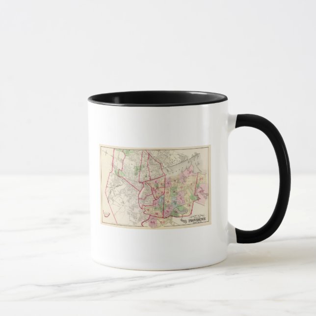 Johnston Rhode Island Map Mug (Right)