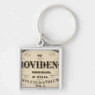 Johnston Rhode Island Very early Hopkins city Keychain