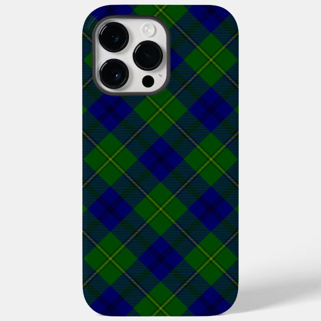 Johnstone tartan blue green plaid Case-Mate iPhone case (Back)