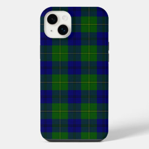 Johnstone tartan blue green plaid iPhone 14 plus case