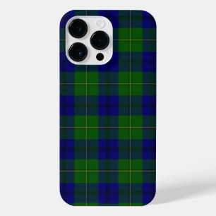 Johnstone tartan blue green plaid iPhone 14 pro max case