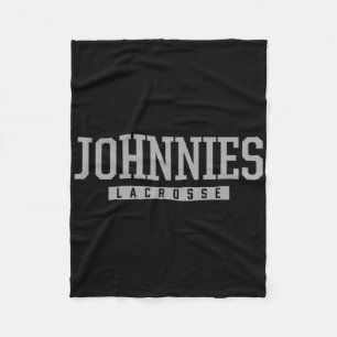 Johnstown Johnnies Lacrosse Hs Fleece Blanket