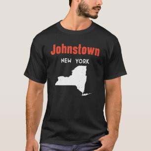 Johnstown New York Usa State America Travel New Yo T-Shirt