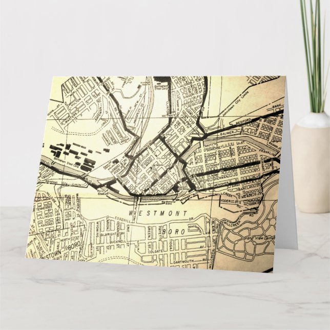 Johnstown, PA Carte Vintage (Devant)