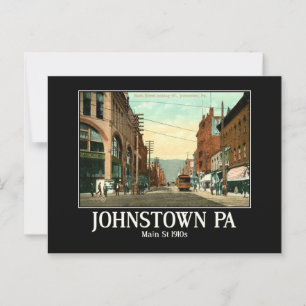 Johnstown PA Main St 1910s Postcard