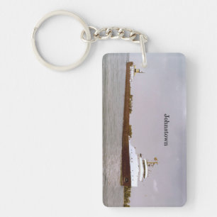 Johnstown rectangle key chain