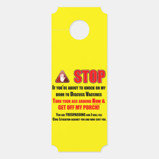 JoHoVaxx Witnesses Door Hanger