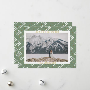 Joie à la carte de Noël mondiale