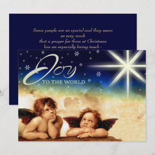 Joie au monde. Cartes de Noël religieuses