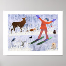 Joie au monde Création de LeeMarie Poster