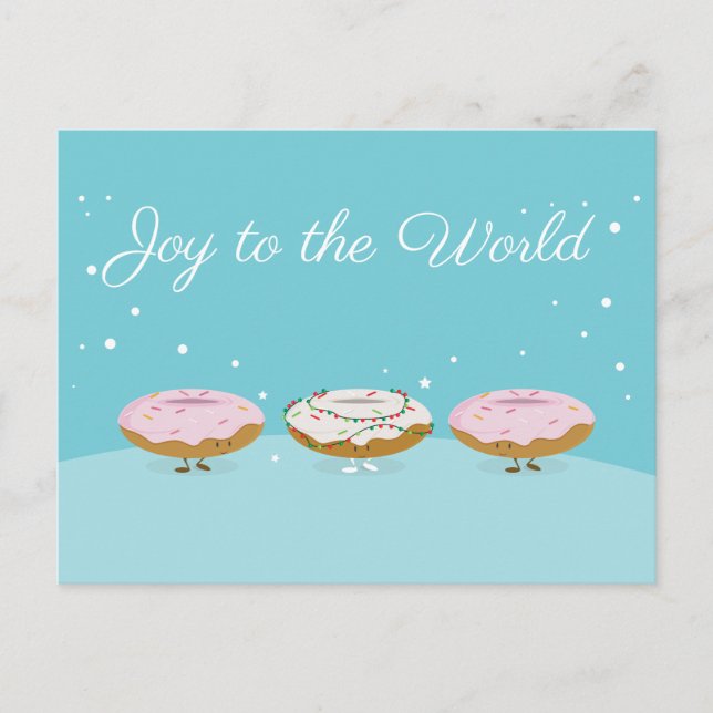 Joie aux beignets du monde | Carte postale (Devant)