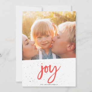 JOIE carte de Noël [rouge]