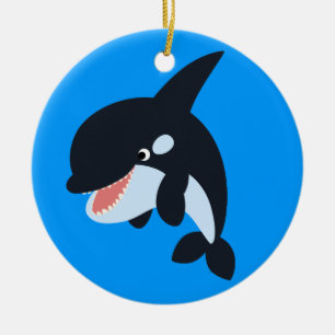 Joie Cartoon Killer Whale Ornement